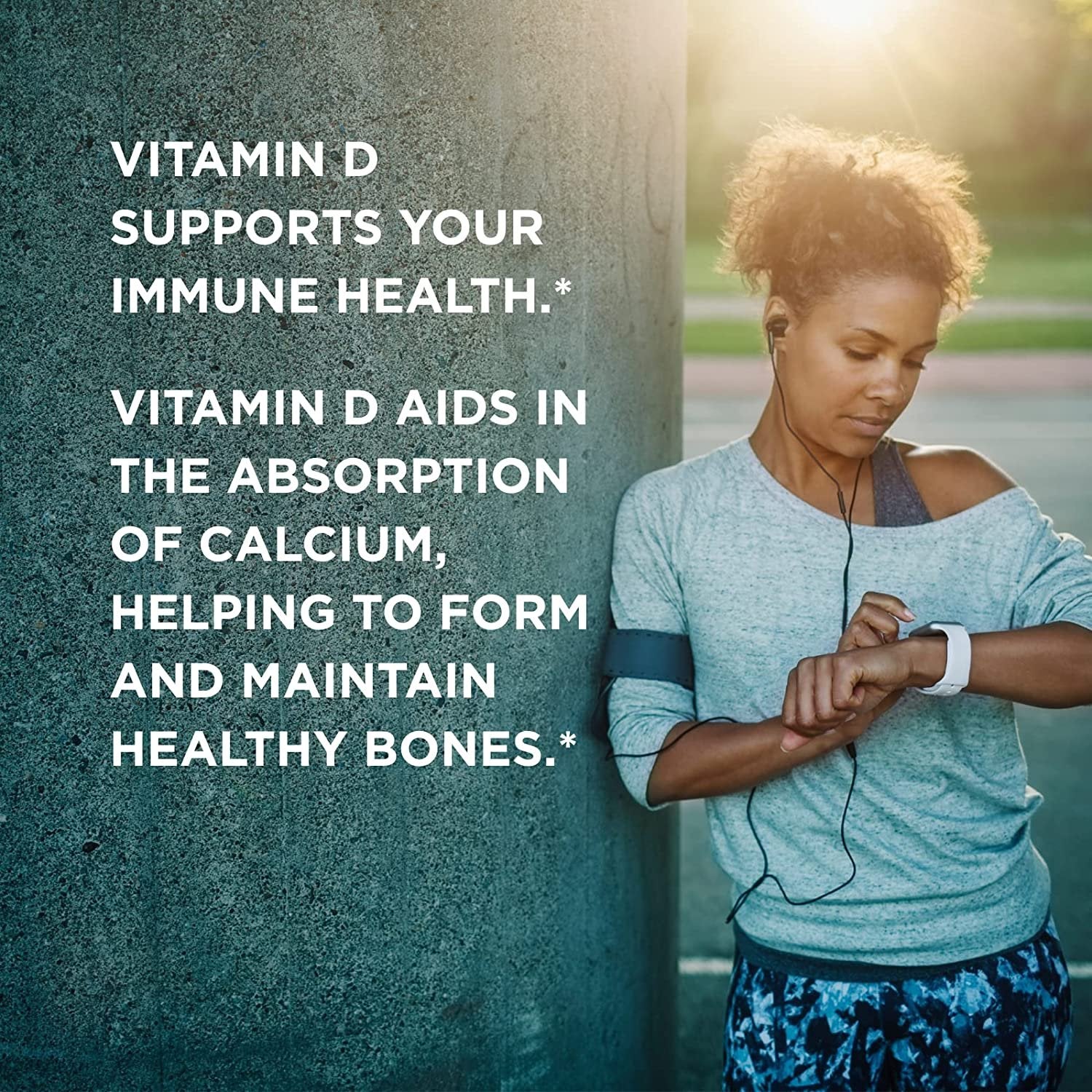 Solgar Vegan Vitamin D3  (Cholecalciferol) Immune Support, Non-GMO, Gluten Free