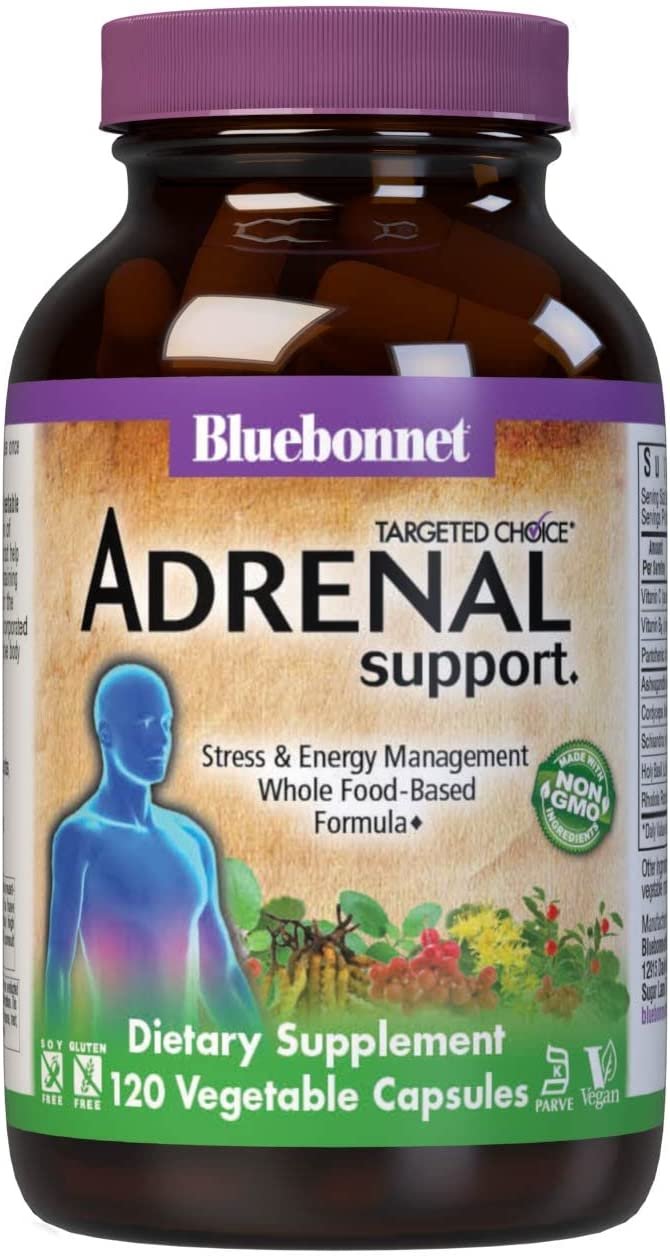 Bluebonnet Nutrition Targeted Choice Adrenal Support, 120 Count