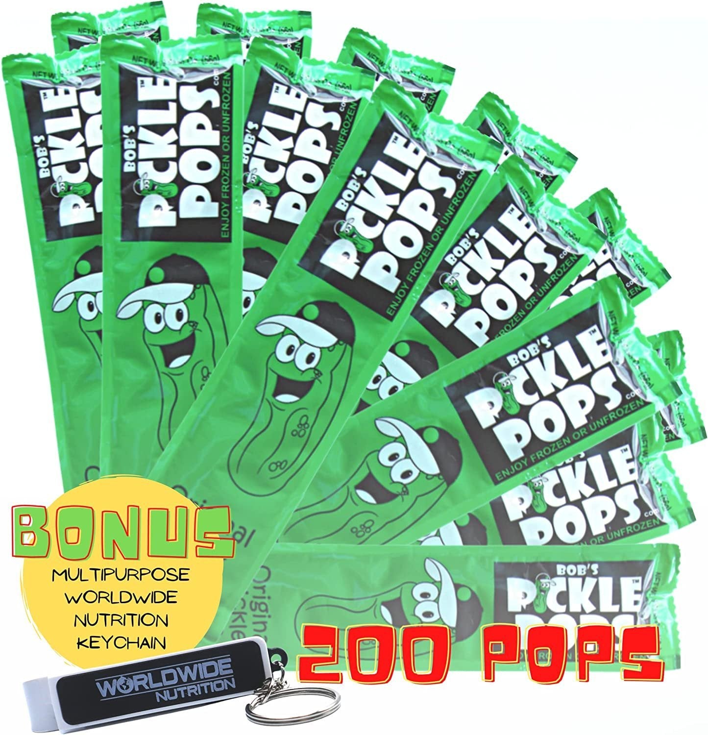 Bob's Pickle Pops Sport - Original Dill - For Hydration and Cramp Relief - Pickle Juice Popsicle Sticks