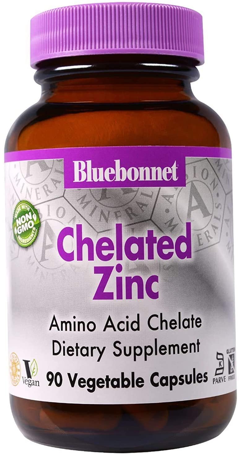 Bluebonnet Chelated Zinc 90ct 2Pack