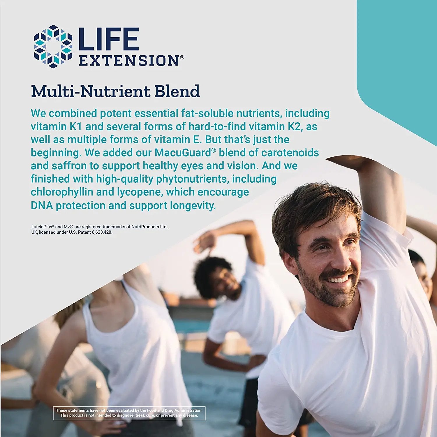 Life Extension Once-Daily Health Booster - Vitamins & Nutrients Supplement Pills for Whole-Body Health - Vitamin K Complex, Vitamin E, Saffron, Lutein and More - Non-GMO, Gluten-Free - 60 Softgels