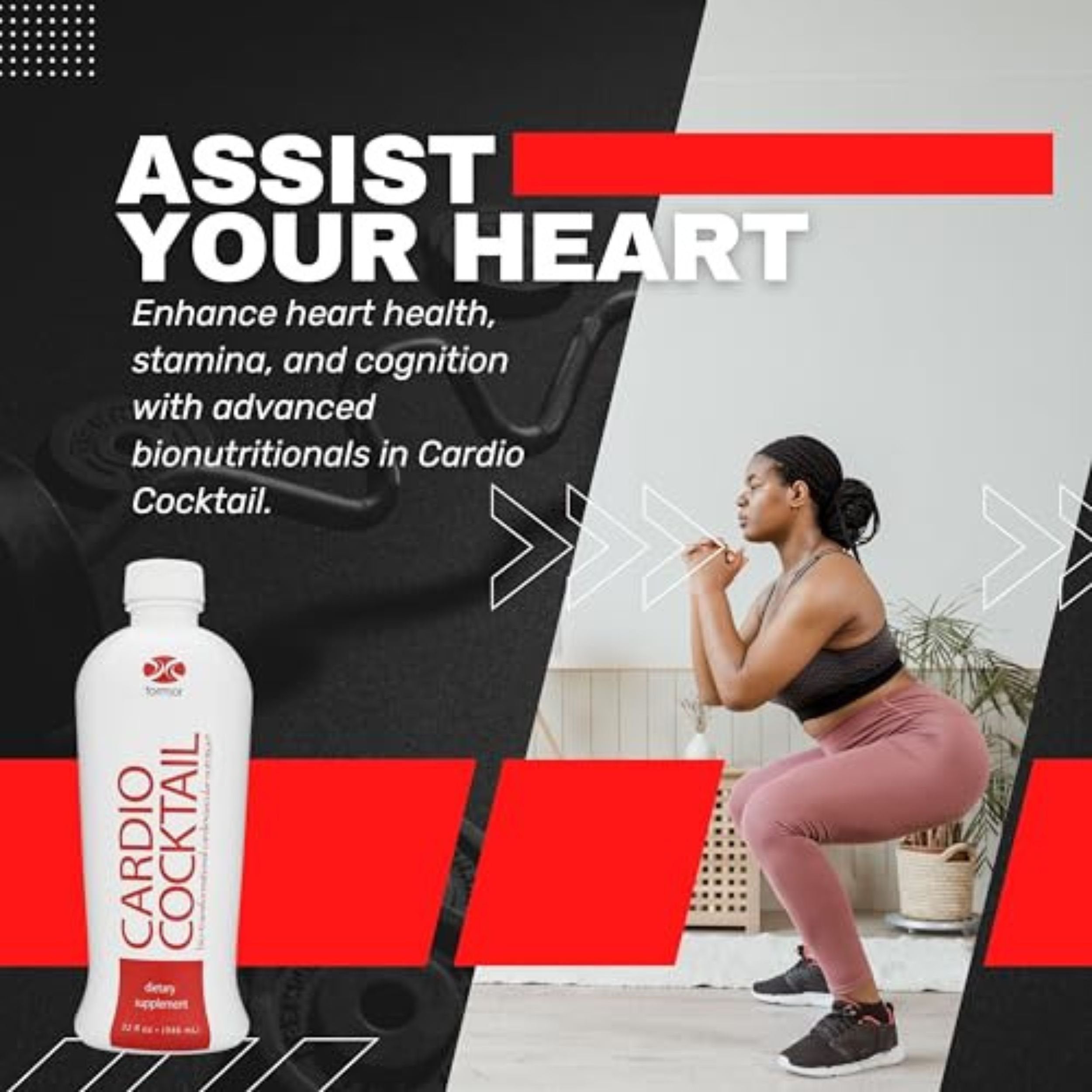 Worldwide Nutrition Bundle, 2 Items: Formor Cardio Cocktail Nitric Oxide Booster with L Arginine L Citrulline Supplement - 2 Count, 32 Oz Blood Pressure Supplements and Multi-Purpose Key Chain
