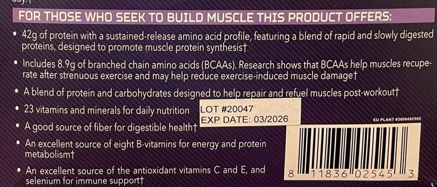 EAS Original MYOPLEX Maximum Muscle Builder
