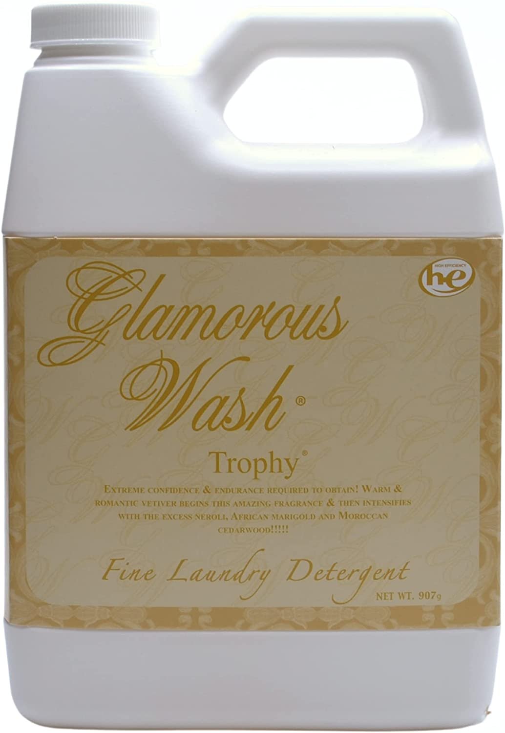 Tyler Candle Company Glamorous Wash Trophy Fine Laundry Detergent - Liquid Laundry Detergent for Clothing - Hand and Machine Washable - 907 Gram Container