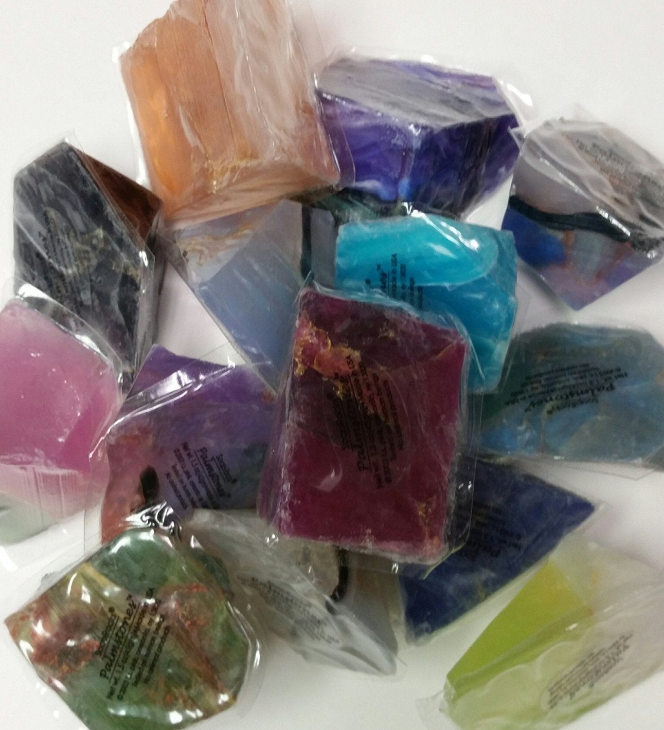 Soap Rocks Set, 6 Piece Palm Stones Random Variety Pack Bundle, TS Pink