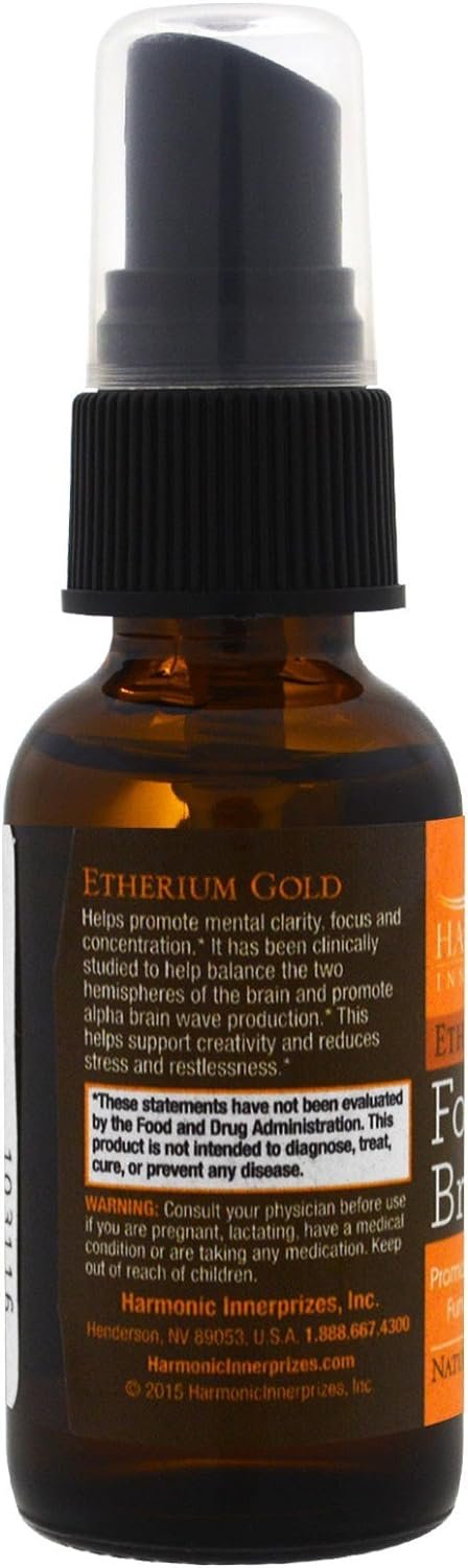 Harmonic Innerprizes Etherium Homeopathic Essence, Gold, 1 Fluid Ounce