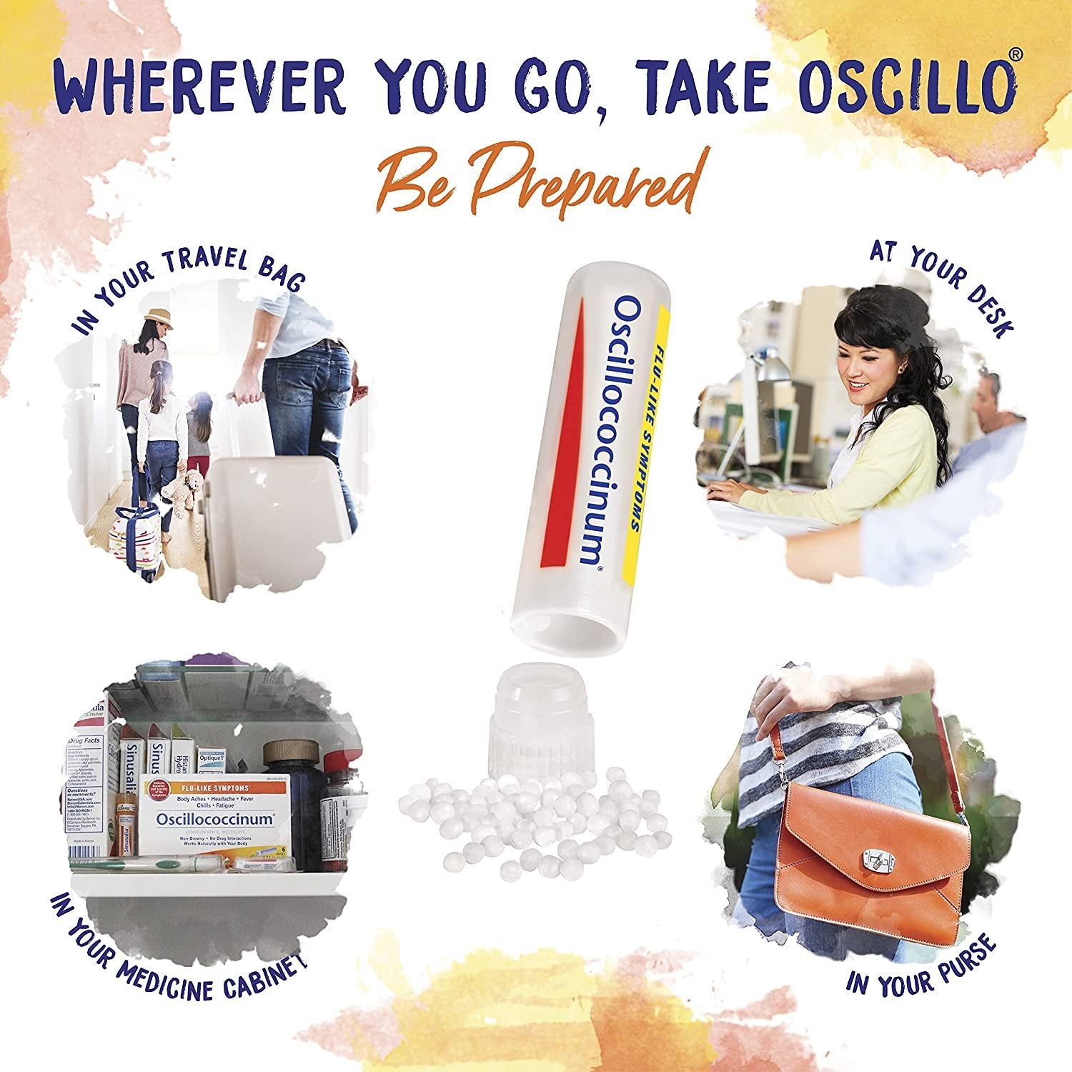 Boiron Oscillococcinum 0.04 Ounce 6 Doses Homeopathic Medicine for Flu-Like Symptoms