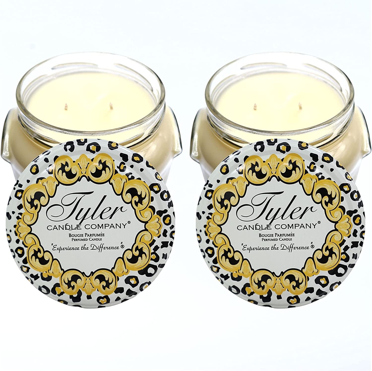Tyler Candle Company, Entitled Jar Candle, Scented Candles Gifts for Women, Ultimate Aromatherapy Experience, Luxurious Candles with Essential Oils, Long-Lasting Burn, Large Candle 22oz (2 Pack)