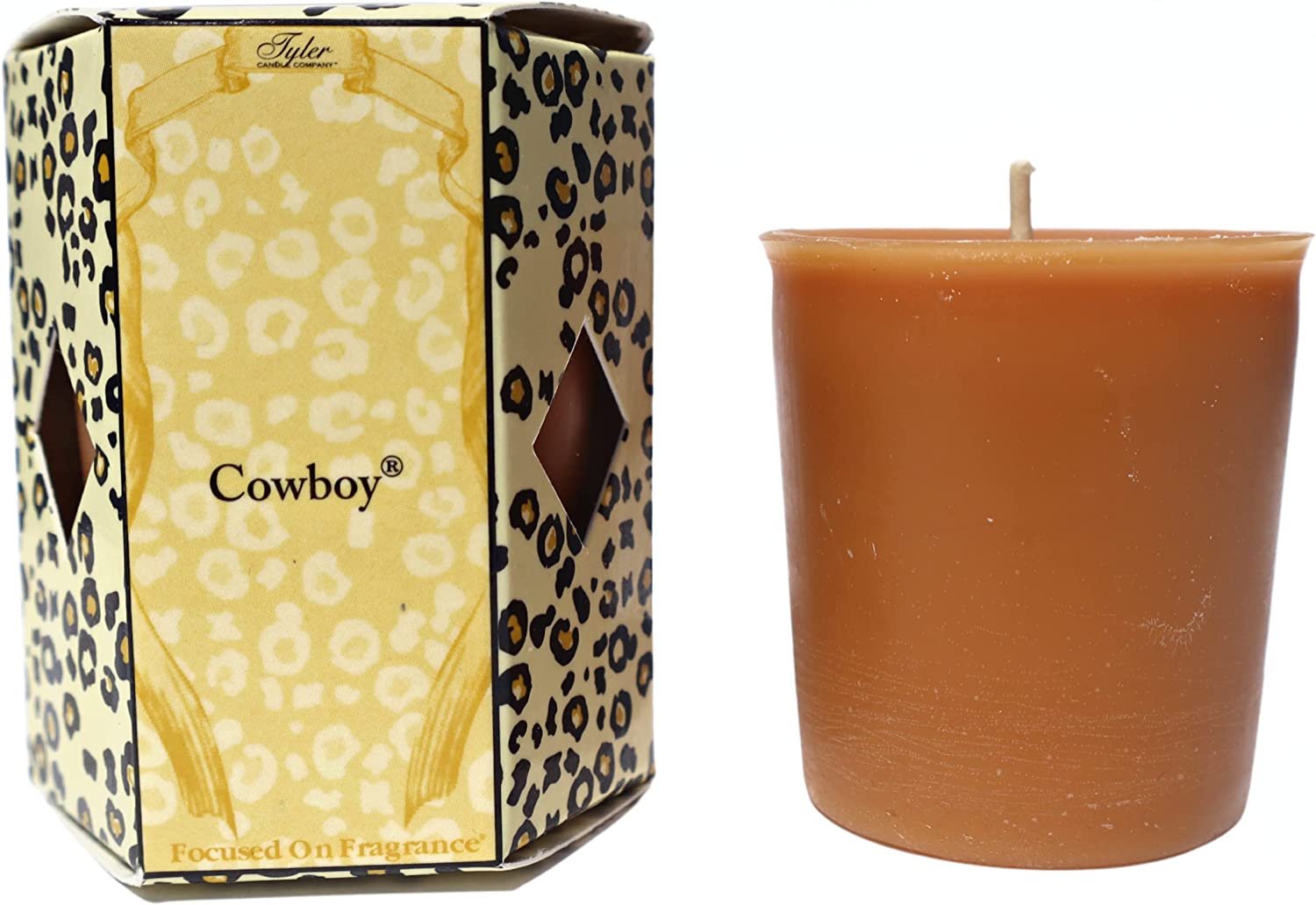 Tyler Candle Company, Cowboy Superior Votive Candles, Ultimate Aromatherapy Experience, Luxury Scented Candle with Essential Oils, Case of 16 Tyler Small Candles, 2 oz and 15 Hr Burn Time Each