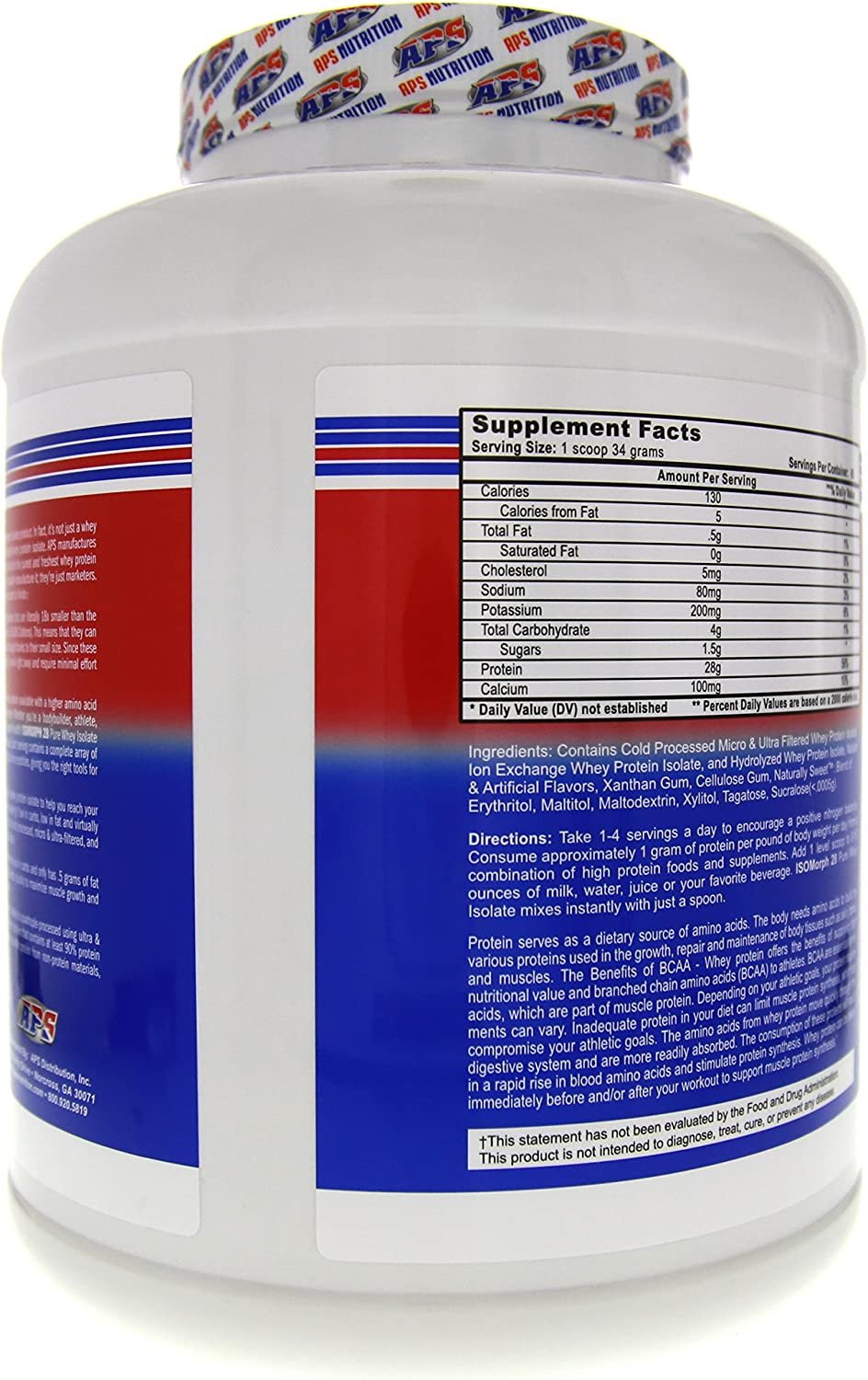 APS Nutrition Isomorph Whey Protein Isolate |Vanilla Milkshake | 5lb