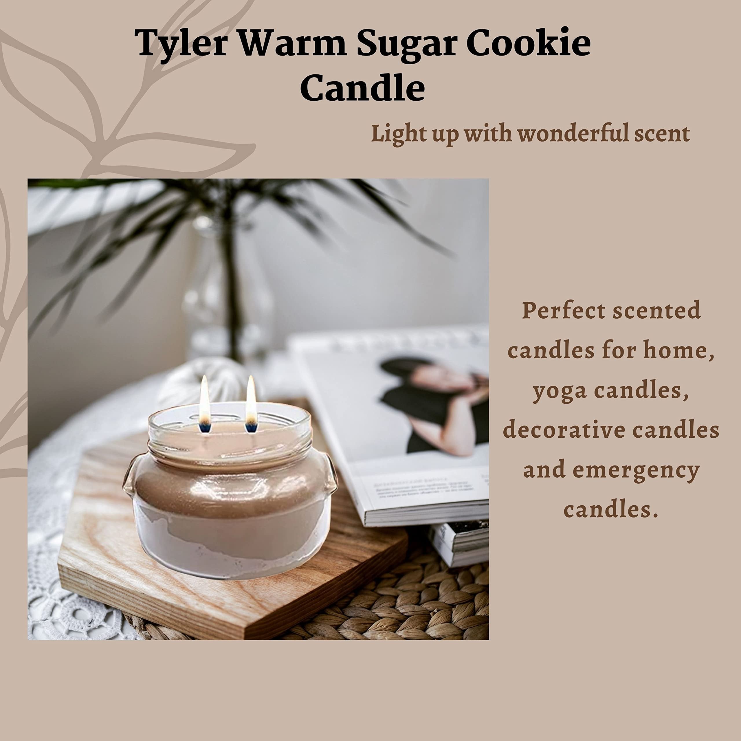 Tyler Candle Company Warm Sugar Cookie Scent Jar Candle - Luxurious Sc