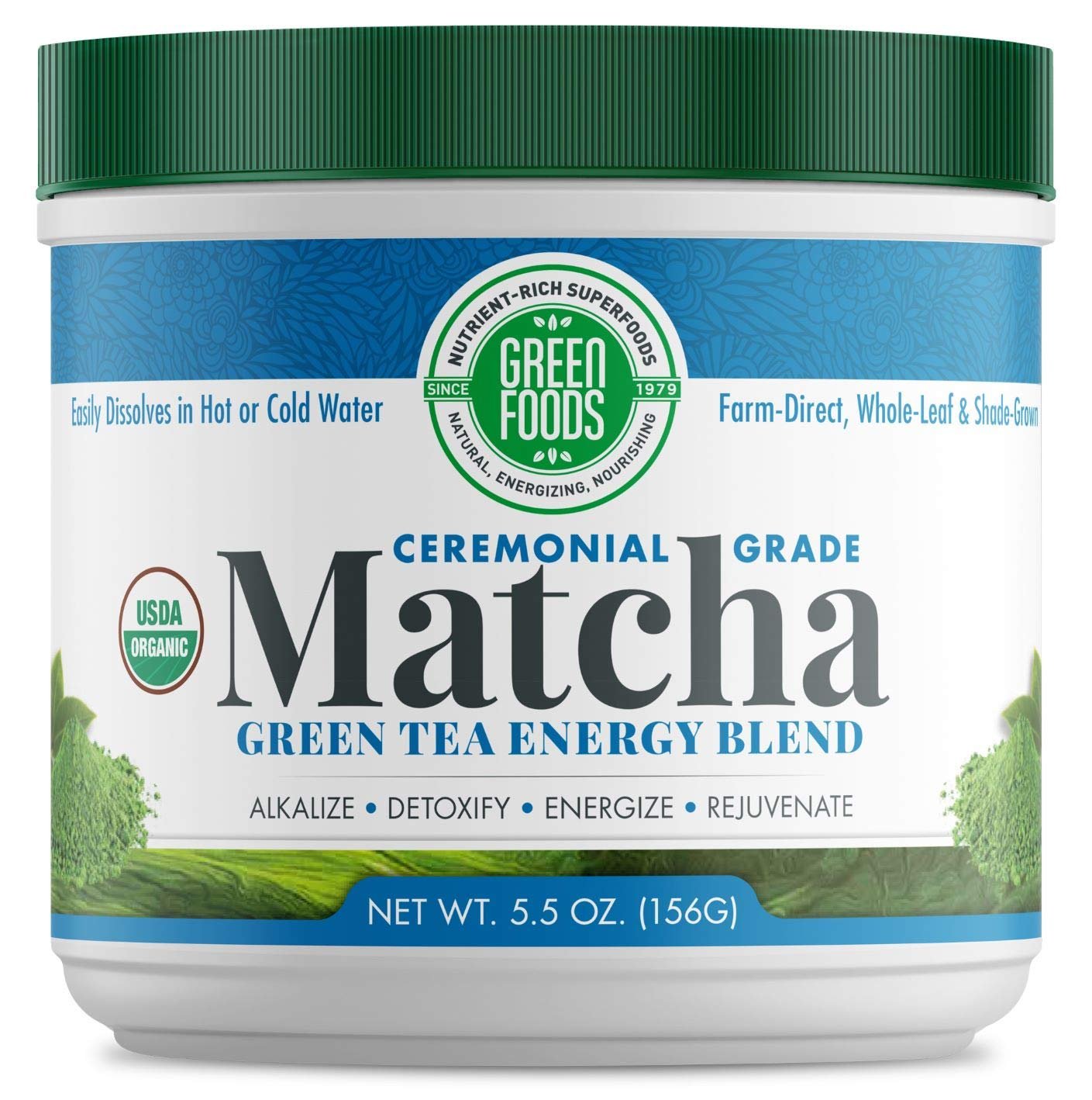Green Foods Organic Matcha Green Tea, 5.5 Ounce