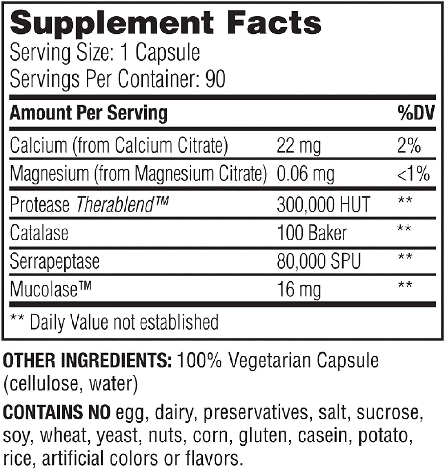 Enzymedica, Enzyme Defense Extra Strength, Advanced Dietary Supplement to Support Immune Health, Vegan, Kosher, Non-GMO, 90 Capsules (90 Servings)