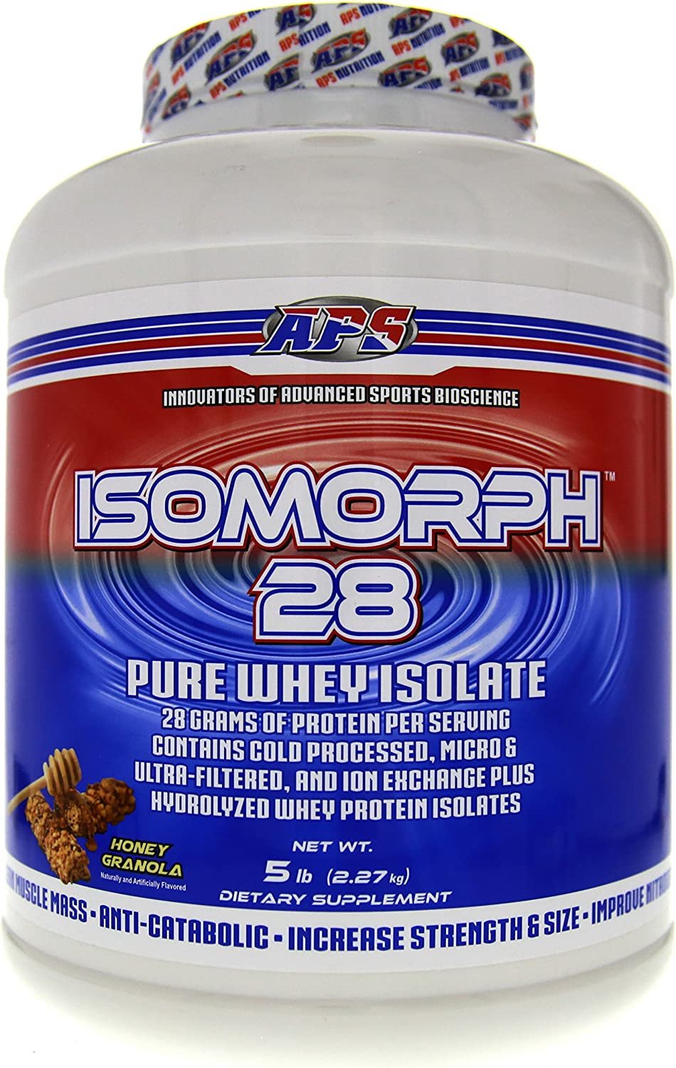 APS Nutrition Isomorph Whey Protein Isolate |Honey Granola | 5lb