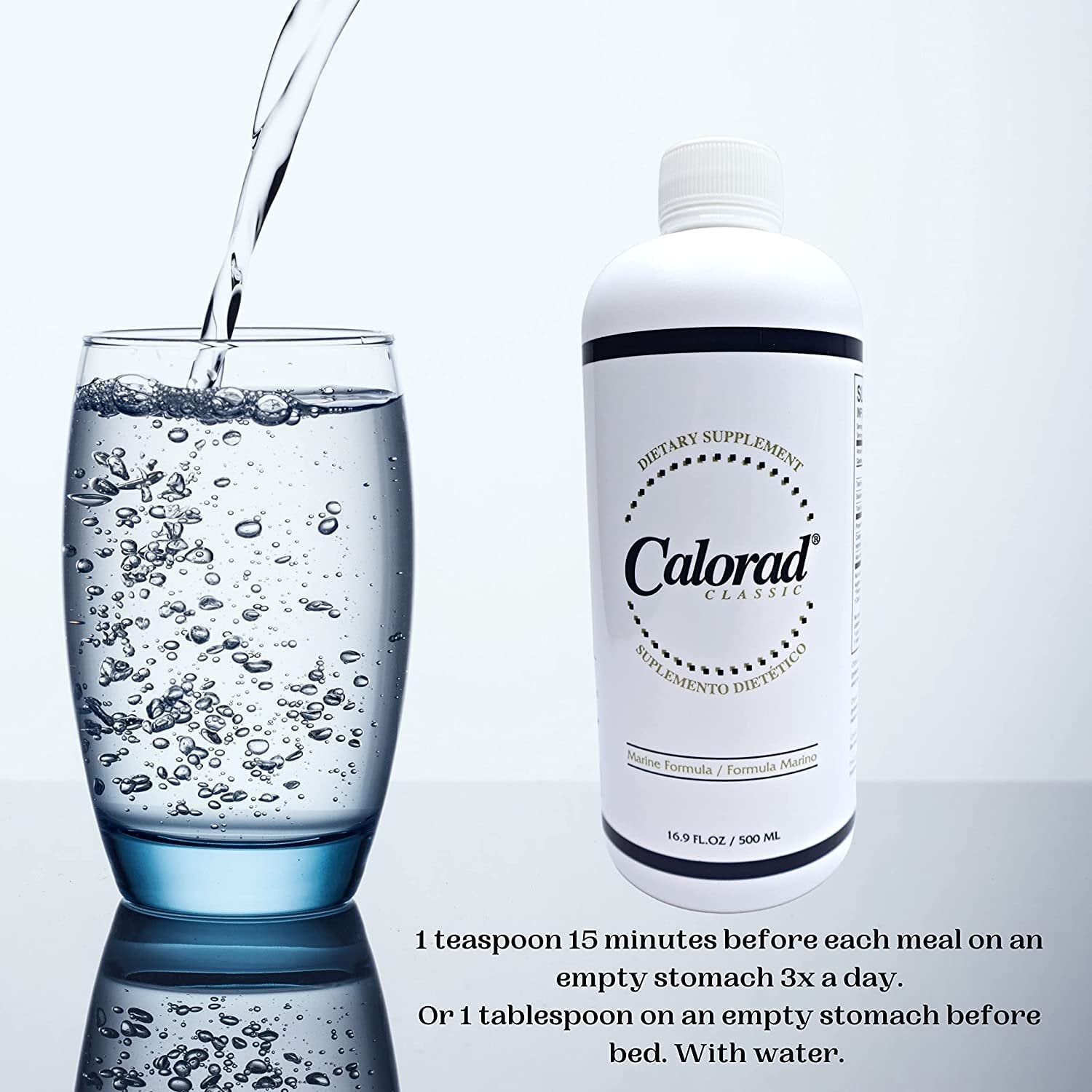 Worldwide Nutrition Calorad Classic Marine Dietary Supplement Vegetarian - Kosher - Gluten Free - 16.9 Fl Oz - 30 Servings - w Bonus Keychain