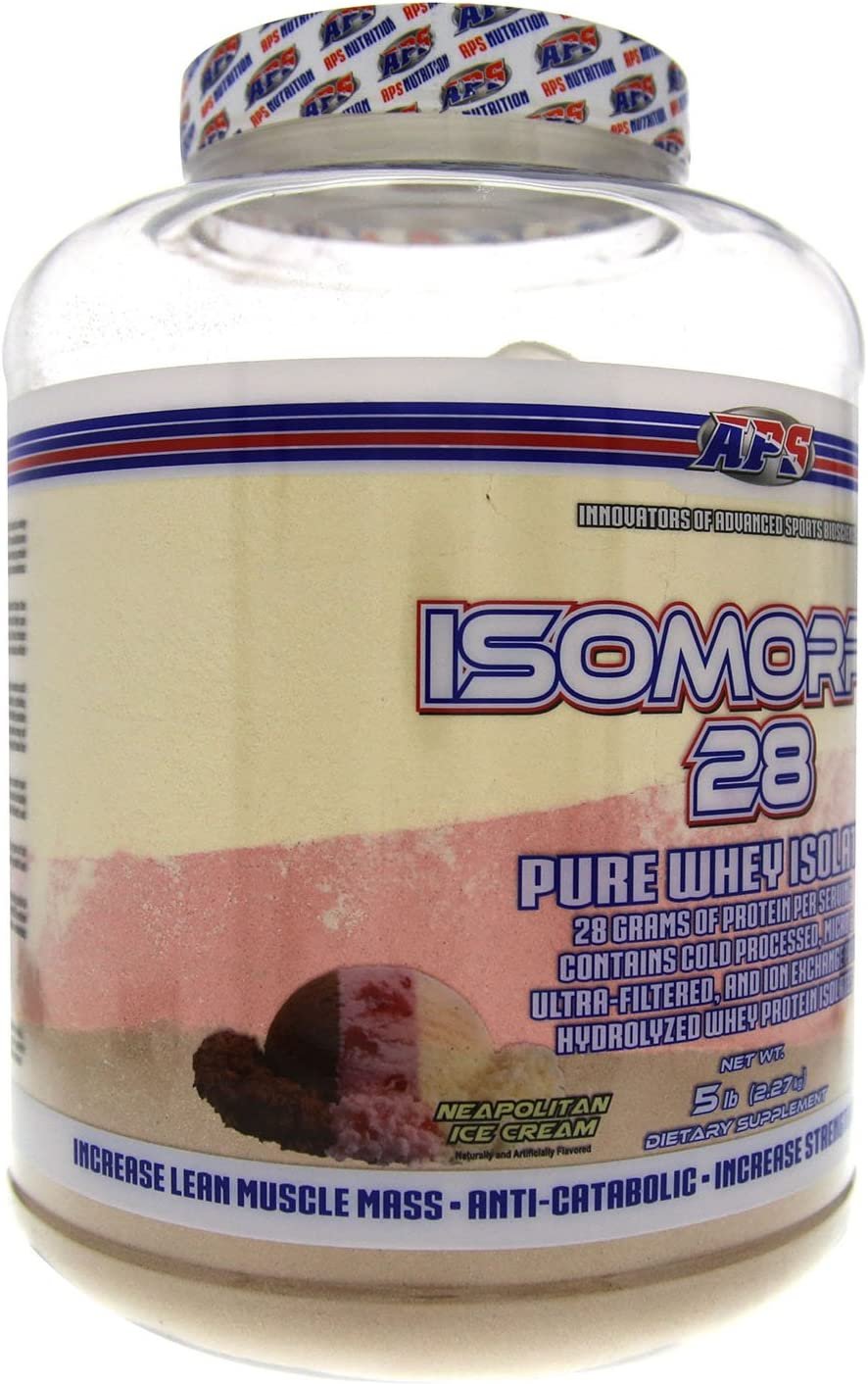 APS Nutrition Isomorph Whey Protein Isolate |Neopolitan Ice Cream | 5lb