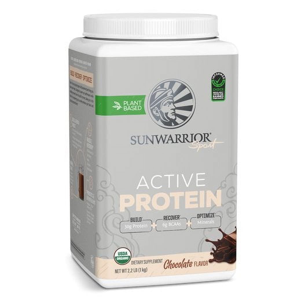 Sunwarrior Vegan Protein Powder High Performance Sugar Free Plant Based Protein Powder Post Workout Recovery Drink for Athletes
