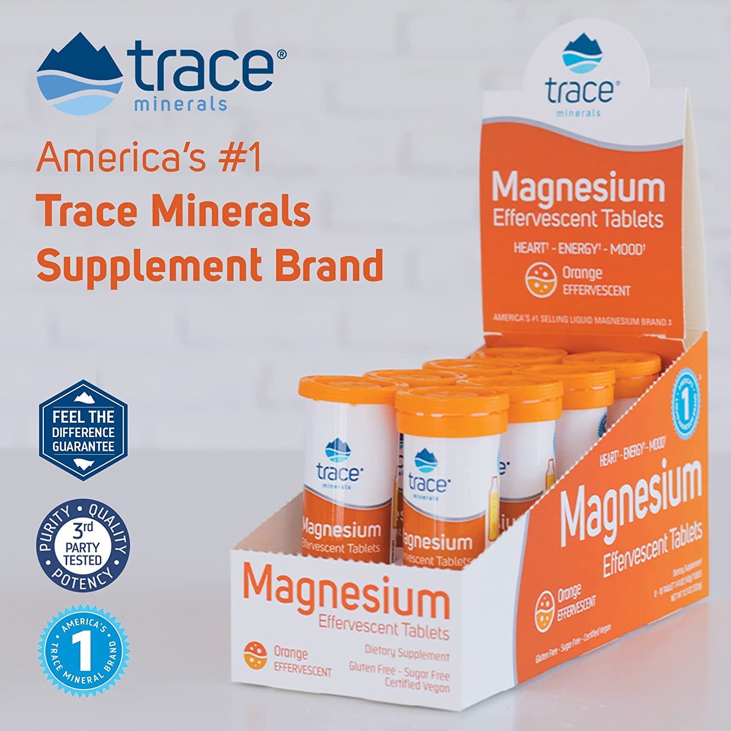 Trace Minerals Magnesium Effervescent Tablets