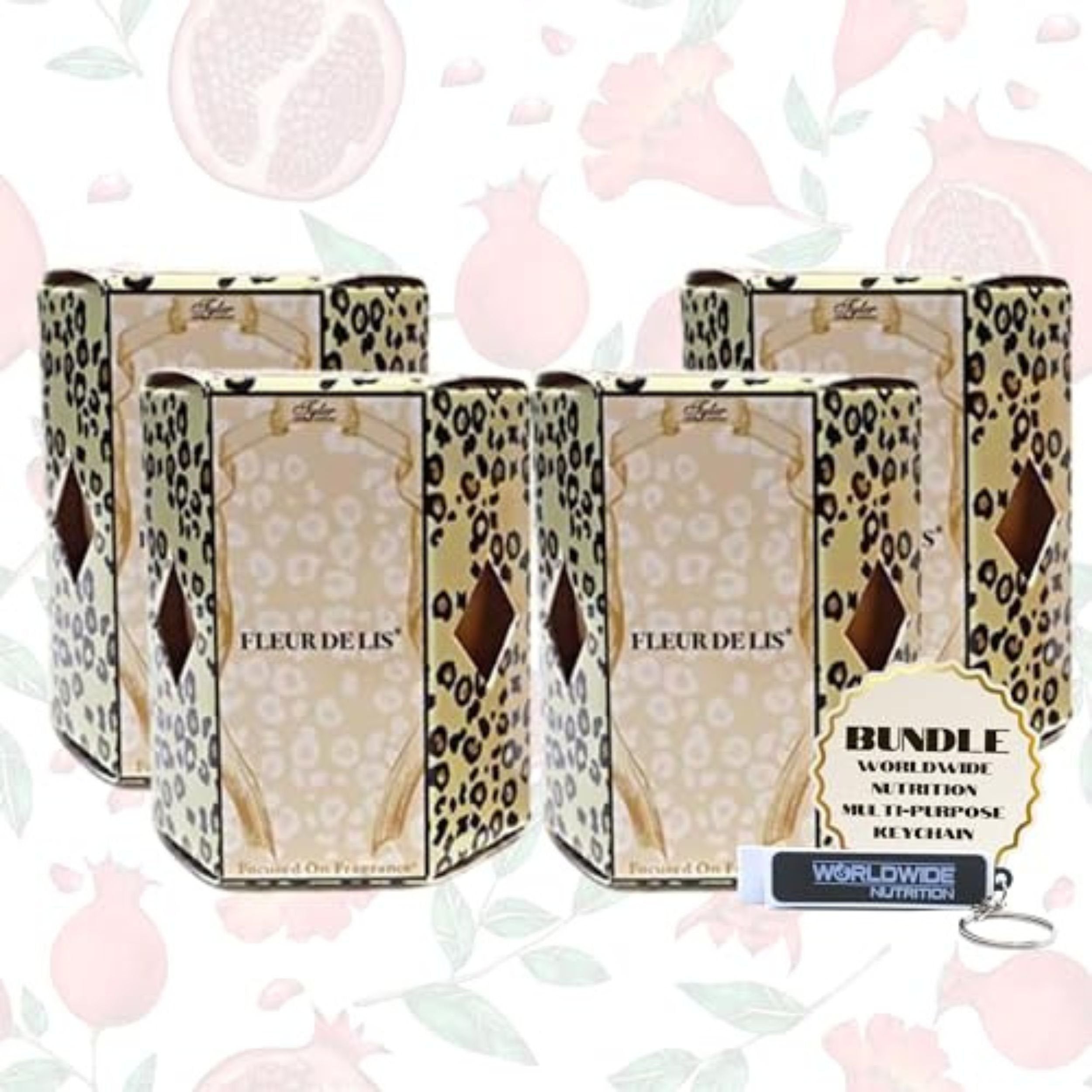 Tyler Candle Company Fleur De Lis Votive Luxury Scented Candles - 4 Pack of 2 oz  Candles with 15 Hour Burn Time Each - with Multi-Purpose Key Chain
