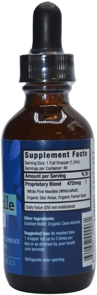 Harmonic Innerprizes Pine Needle Liquid Tincture Herbal Liquid Dual Extract Shikimic Acid - 2 Oz