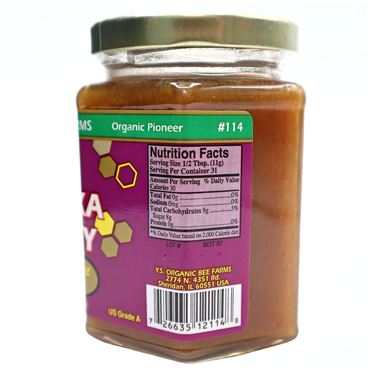 Y.S. Eco Bee Farms, 100% Certified Raw Manuka Honey, Hi-Active, Active 15plus, Unpasteurized, Unfiltered, Rare, Exotic, Raw, Kosher, Gluten Free, "The Wonder Honey Of The Tea Tree", 12 Oz - 6 Jars
