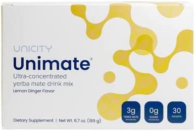 Unicity Unimate Lemon-Ginger Flavor