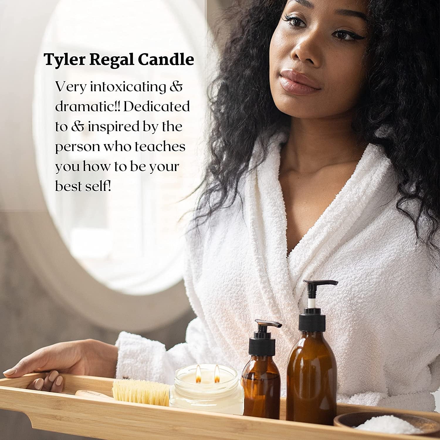 Tyler Candle Company Regal Jar Candle - Luxurious Scented Candle with Essential Oils - Long Burning Candles 50-60 Hours - Large Candle 11 oz with Worldwide Nutrition Multi Purpose Key Chain