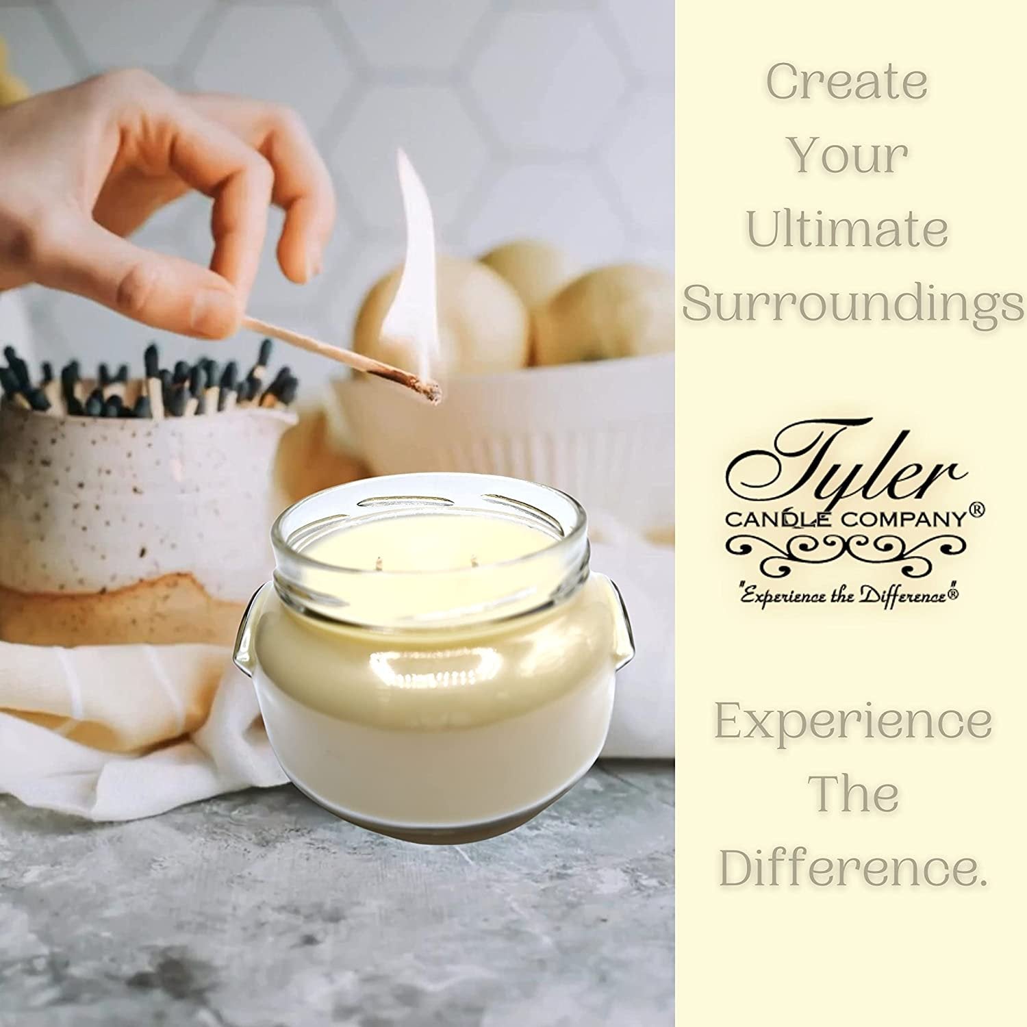 Tyler Candle Company, Entitled Jar Candle, Scented Candles Gifts for Women, Ultimate Aromatherapy Experience, Luxurious Candles with Essential Oils, Long-Lasting Burn, Large Candle 22oz