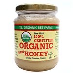 Y.S. Organic Bee Farms, 100% Certified Y.S. Organic Raw Honey, Unpasteurized, Unfiltered, Fresh Raw State, Kosher, Pure, Natural, Healthy, Safe, Gluten Free, Harvested with Extreme Care, 1 Lb -1 Jar