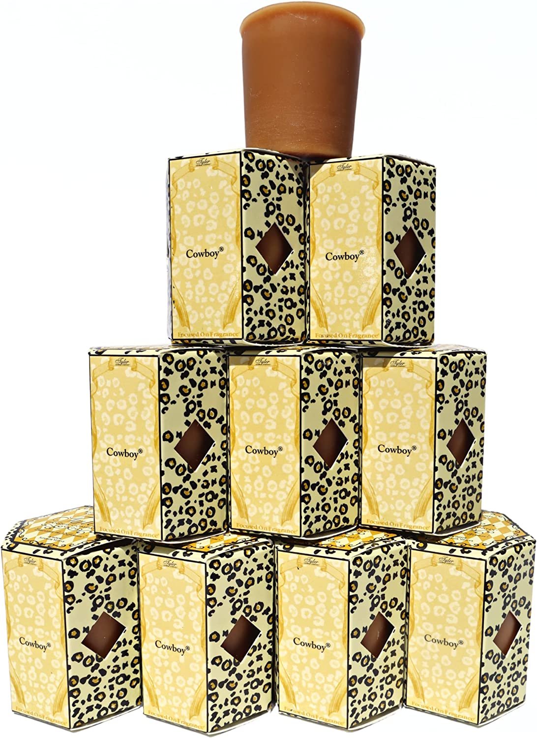 Tyler Candle Company, Cowboy Superior Votive Candles, Ultimate Aromatherapy Experience, Luxury Scented Candle with Essential Oils, Case of 16 Tyler Small Candles, 2 oz and 15 Hr Burn Time Each