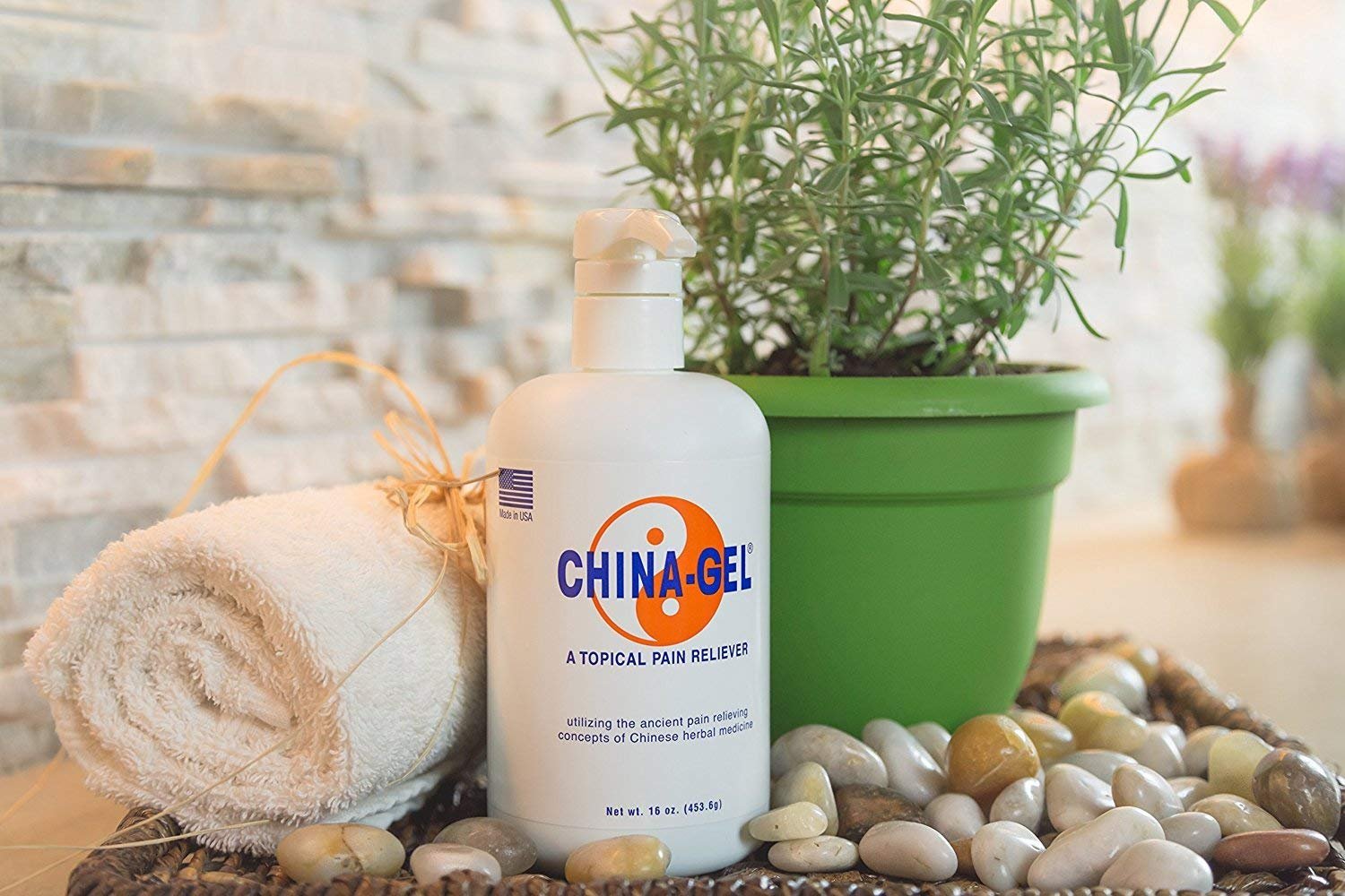 China Gel Topical Reliever Green 16oz