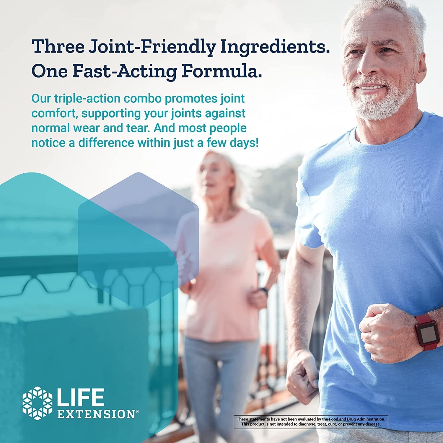 Life Extension Fast-Acting Joint Formula – Advanced Joint Health Support Supplement Pills for Men & Women - for Joints Discomfort & Inflammation Relief – Non-GMO, Gluten-Free - 30 Capsules