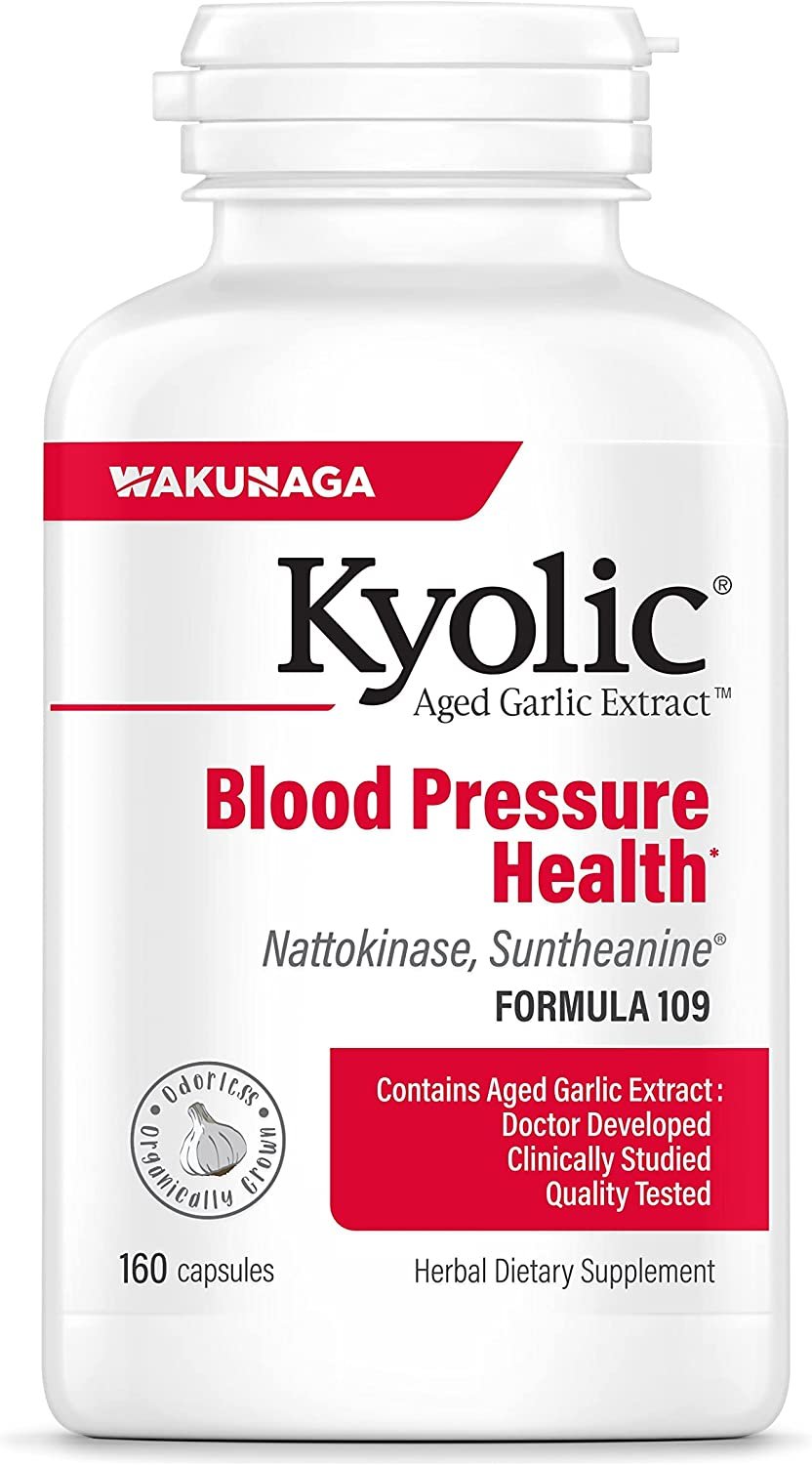 Kyolic Aged Garlic Extract Formula 109, Blood Pressure Health