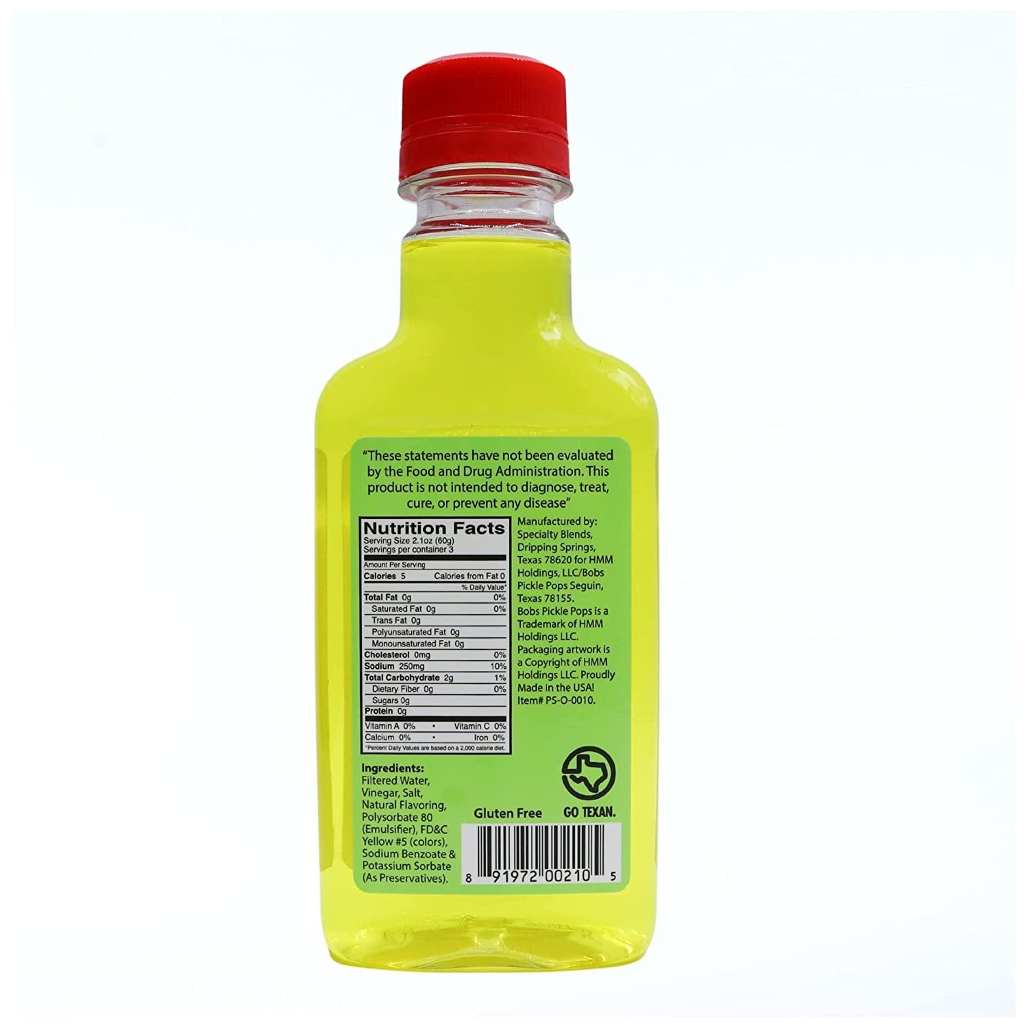 Bob's Pickle Potion #9 Sport Drink - 6.3 Oz 187ml - Individual Pickle Juice Bottles - Sports Drink for Post or Pre Workout - Muscle Cramp Support Pickle Juice Drink