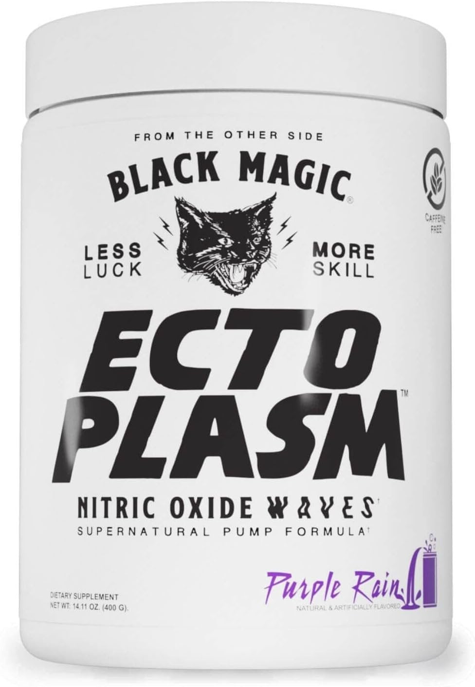 Black Magic Supply Ecto Plasm Non-Stimulant Pump Igniter | Supernatural Pump Formula | Increased Hydration & Vascularity | 20 Scoops | Purple Rain