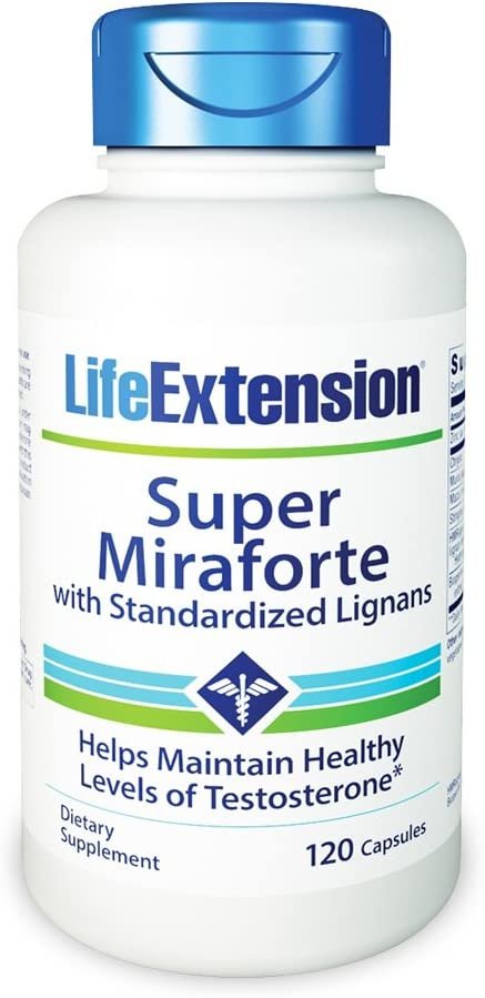 Life Extension Super Miraforte with Standardized Lignans -- 120 Capsules