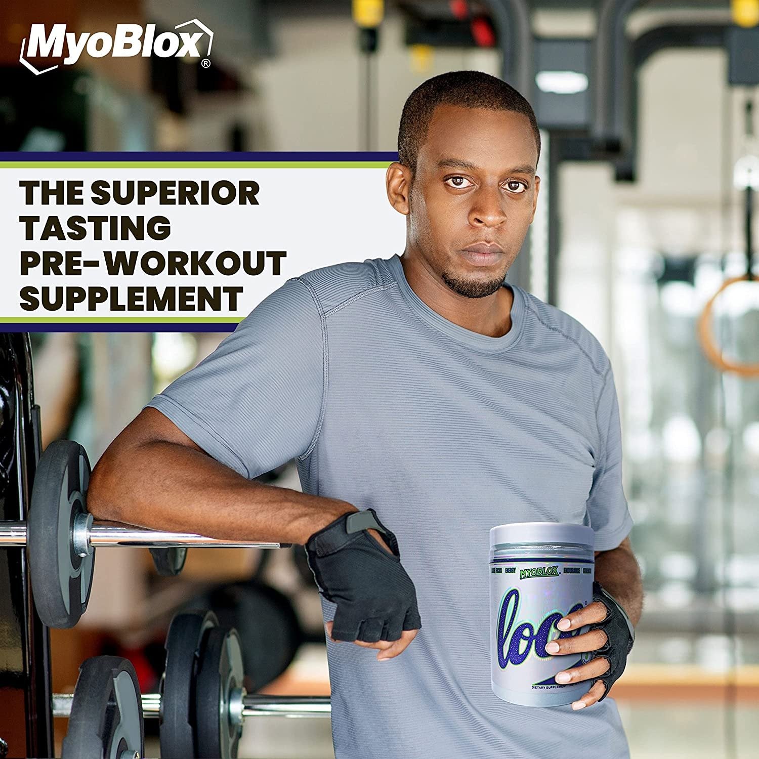 MyoBlox Loco Kiwi Raz Pre Workout - Preworkout for Men & Women | Workout Energy Drink for Energy, Focus, & Intensity | 40 Servings of Sports Nutrition w Worldwide Nutrition Multi Purpose Key Chain