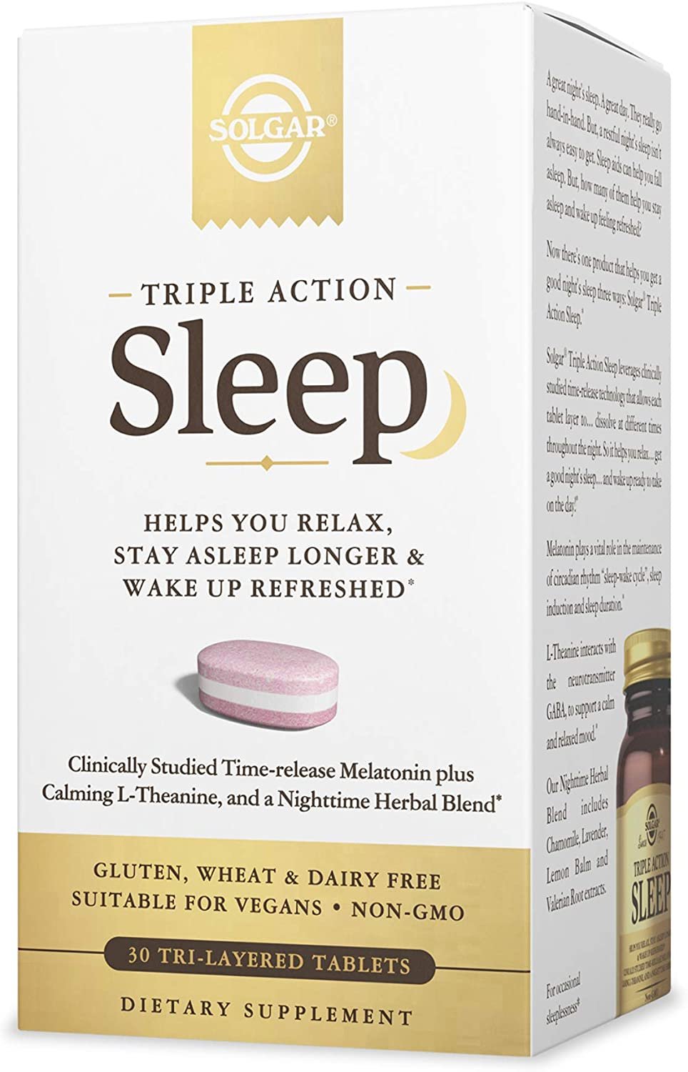 Solgar Triple Action Sleep 30ct