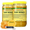 Y.S. Eco Bee Farms, Wholesome Natural Raw Honey, Unpasteurized, Unfiltered, Fresh Raw State, Kosher, Pure, Natural, Healthy, Safe, Gluten Free, Specially Harvested, 3lb - with Bonus Key Chain