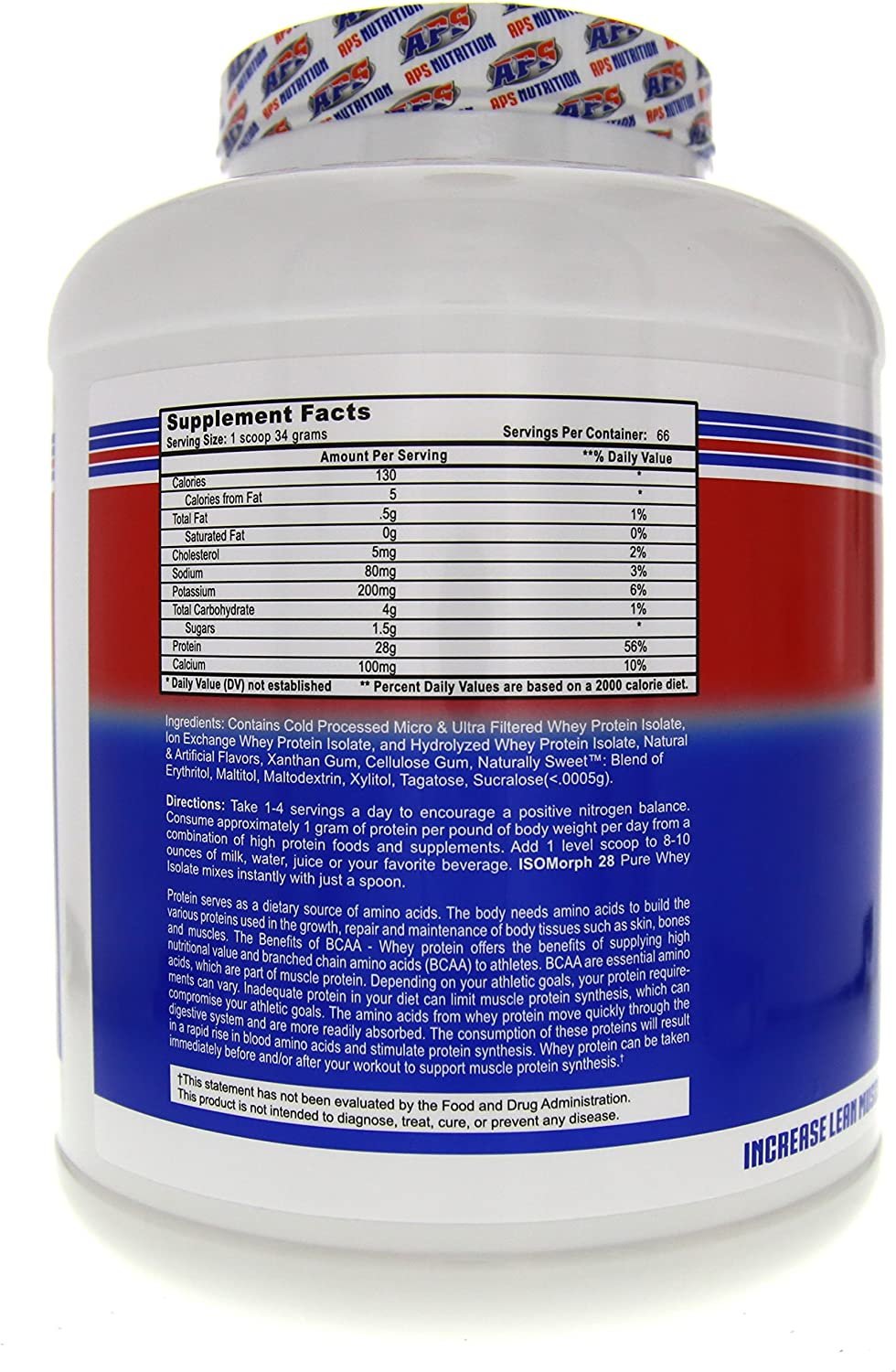 APS Nutrition Isomorph Whey Protein Isolate |Vanilla Milkshake | 5lb