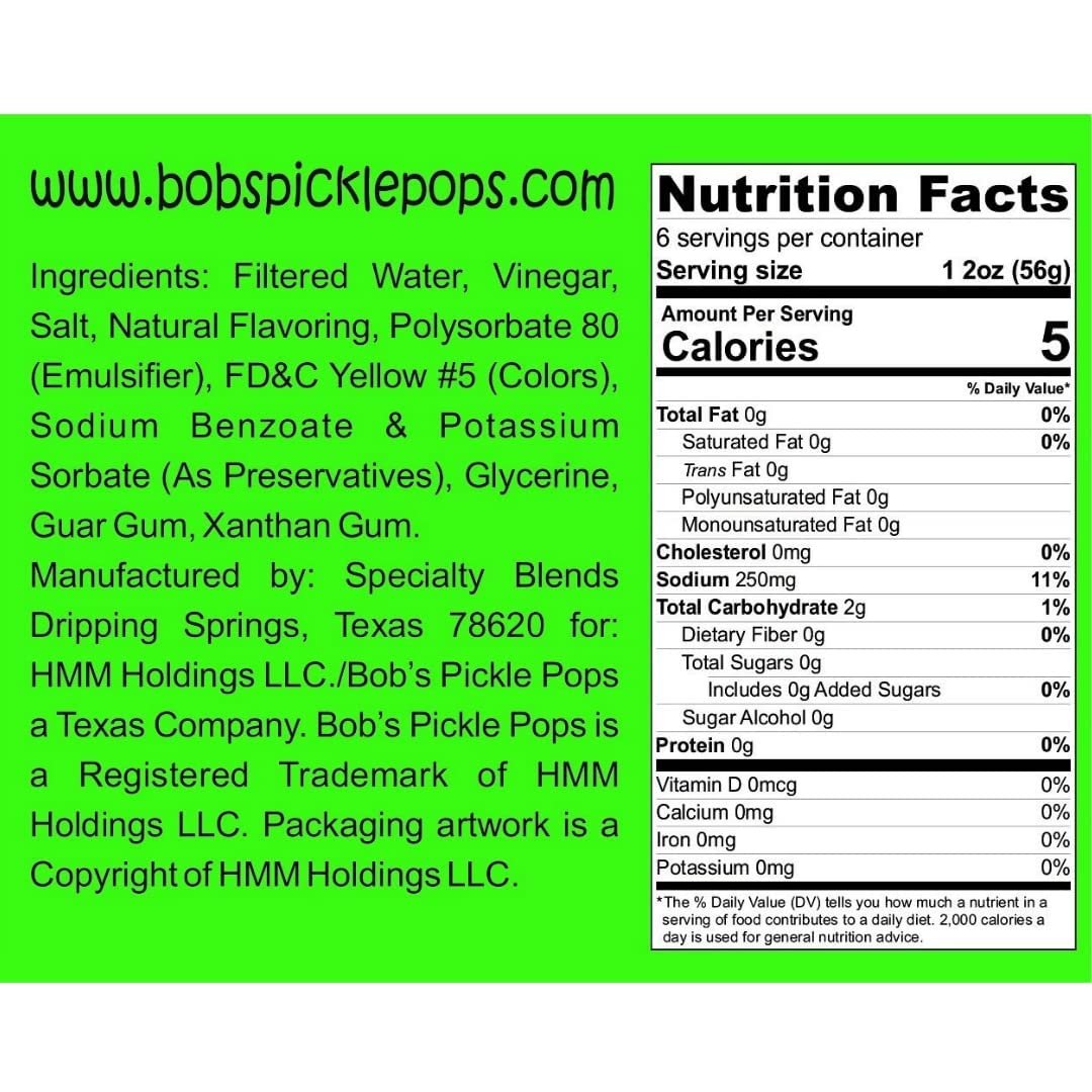 Bob's Pickle Pops - Original Dill Flavor - Bulk 200 Count - Full Case - 2 Fl Oz per Pickle Popsicle - Keto Friendly, Gluten Free - Enjoy Frozen or Unfrozen.