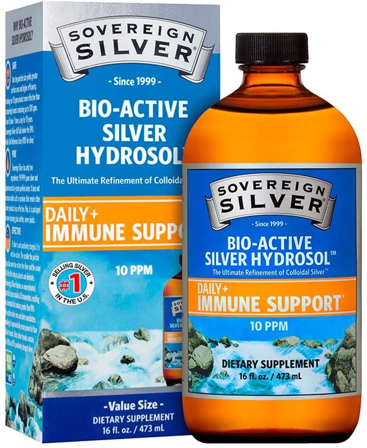 Sovereign Silver Bio-Active Silver Hydrosol for Immune Support 16oz