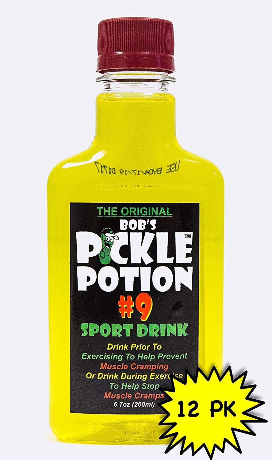 Bob's Pickle Potion #9 Sport Drink, 200 ml, 12 Pack