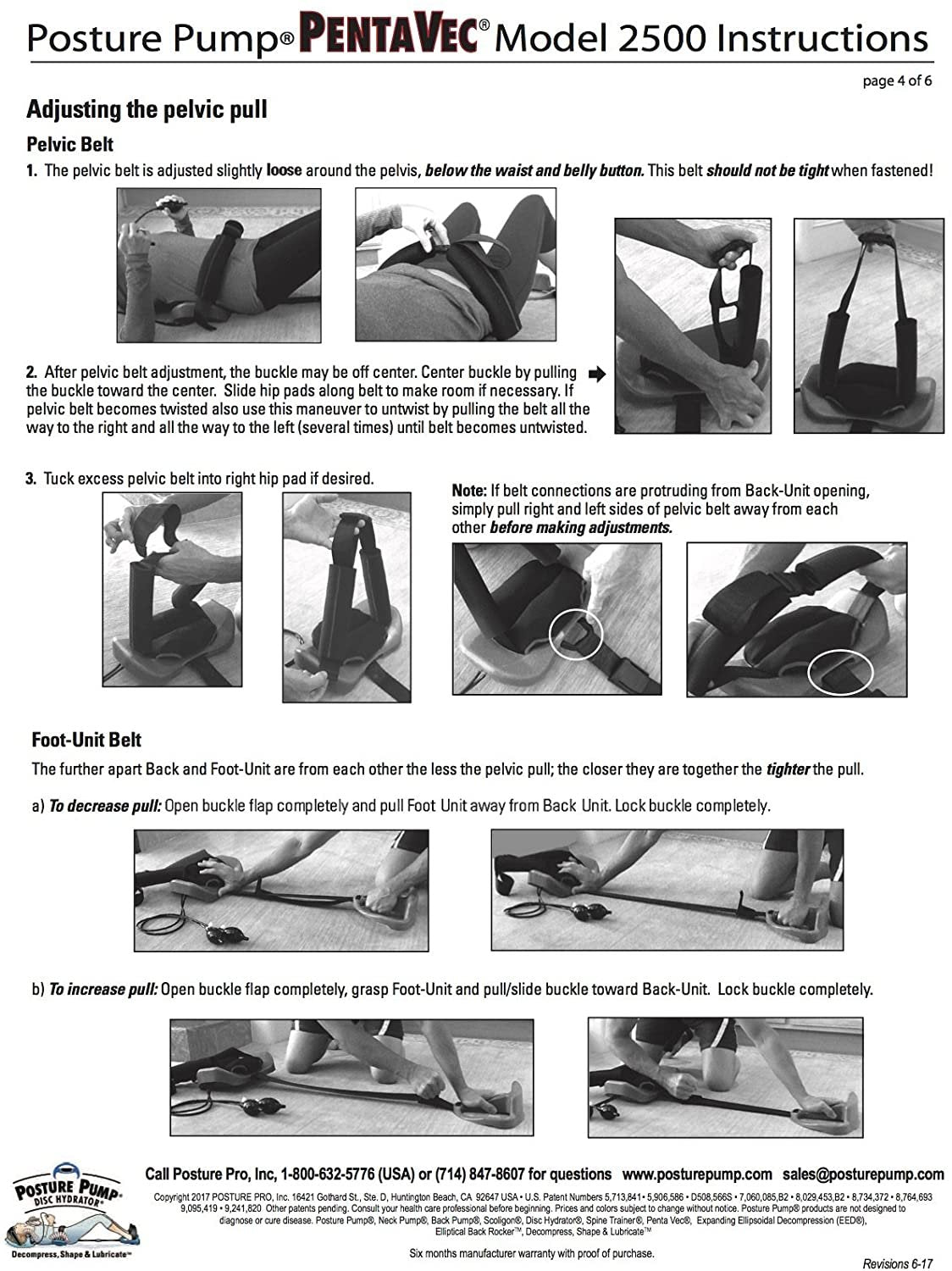 Posture Pump® Relief for Sciatica and Low Back Pain - Penta Vec® Model 2500