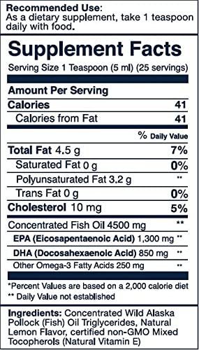 Omega 3 Supplément Liquide 250 ml