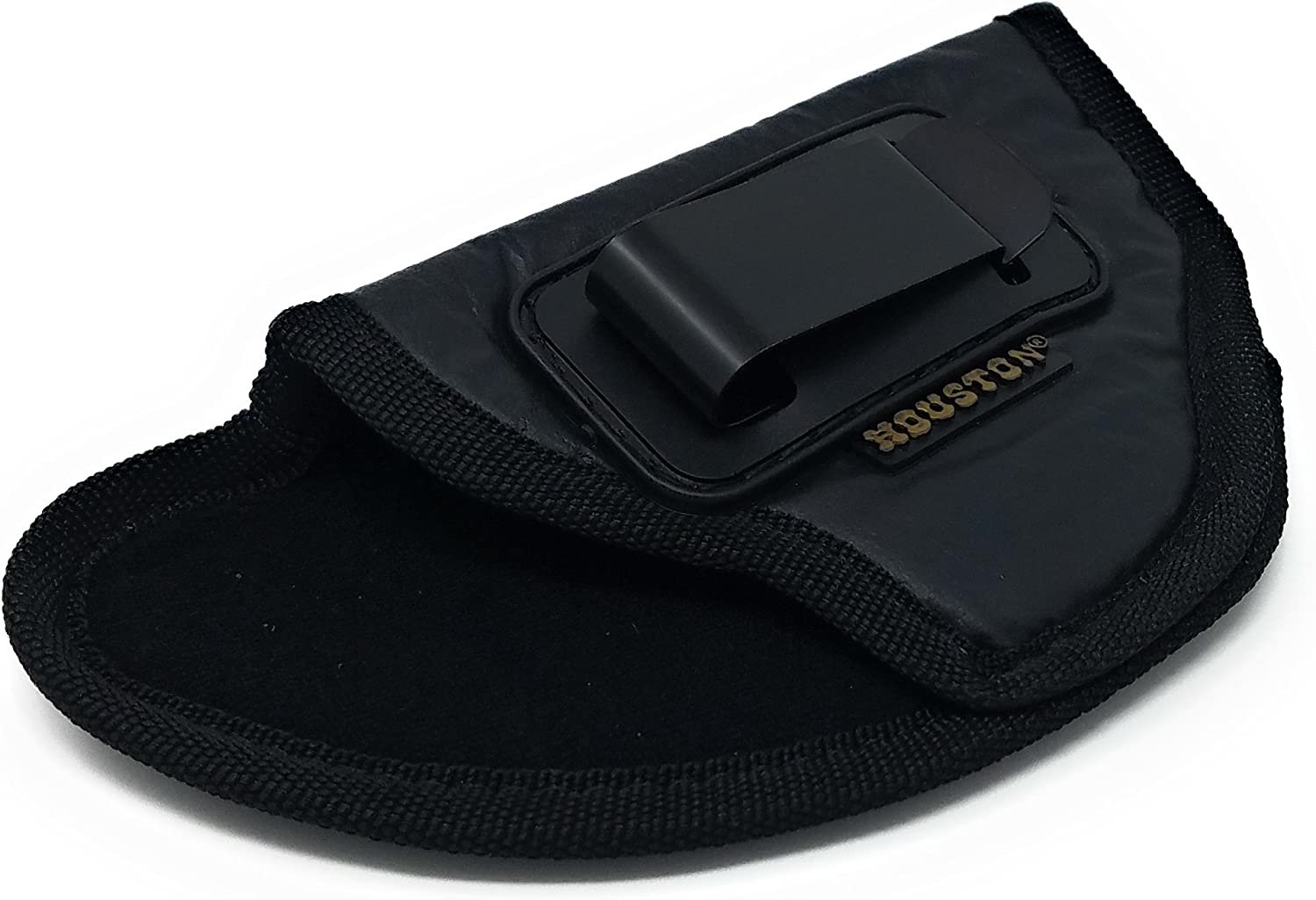 IWB Gun Holster by Houston - ECO Leather Concealed Carry Soft Material | Suede Interior for Maximum Protection | Fits: S&W Bodyguard, Ruger, Taurus TCP, Sig P238, Jimenez JA, PPK .380