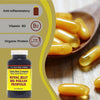 Y.S. Eco Bee Farms Triple Bee Complex Mega Multi-Nutrients - Royal Jelly, Bee Pollen, Propolis - 90 Capsules - with Multi-Purpose Key Chain