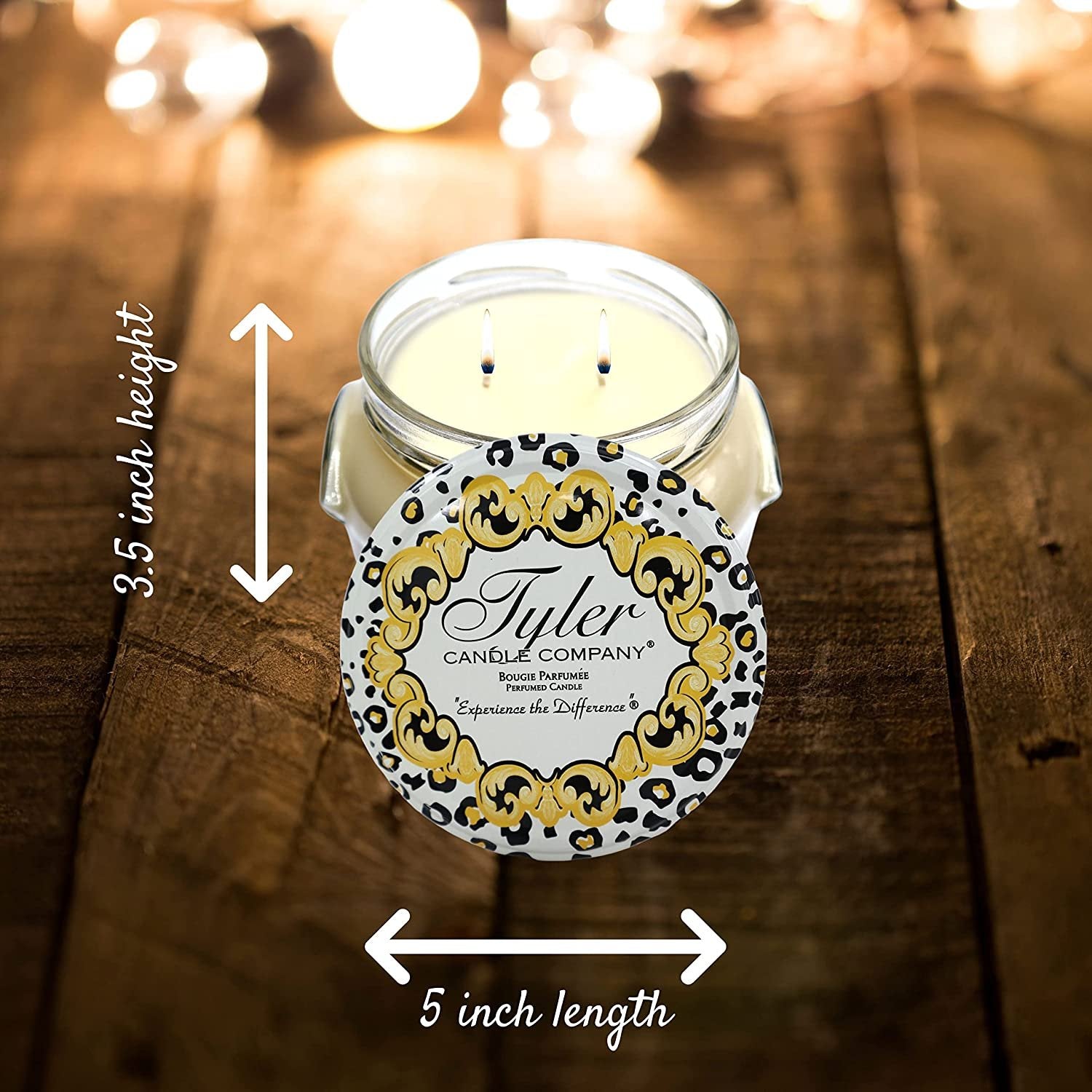 Tyler Candle Company, Entitled Jar Candle, Scented Candles Gifts for Women, Ultimate Aromatherapy Experience, Luxurious Candles with Essential Oils, Long-Lasting Burn, Large Candle 22oz (2 Pack)