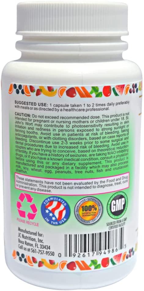 Janet's Best Formulas Best Brain, Premium Brain Supplement with Ginkgo Biloba and St John's Wort, Enhance Memory and Focus, Helps Support Cognitive Function, 30 Count, for Men & Women