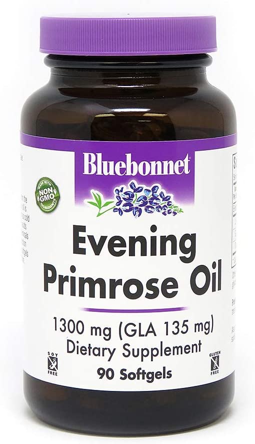 BlueBonnet Evening Primrose Oil Softgels, 1300 mg, 90 Count